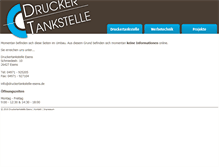 Tablet Screenshot of druckertankstelle-esens.de